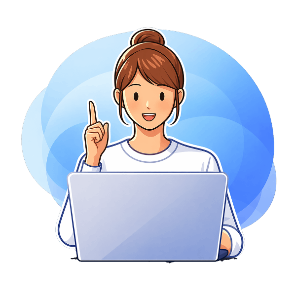 Person using a laptop